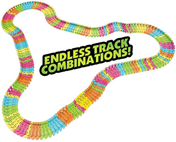 Twister Tracks 221 (11 feet) Neon Glow Track + 1 Police Car