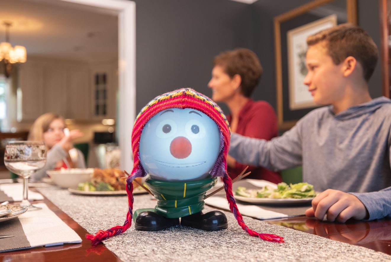 Mr. Chill Talking Animated Snowman with Built in Projector & Speaker Plug'n Play