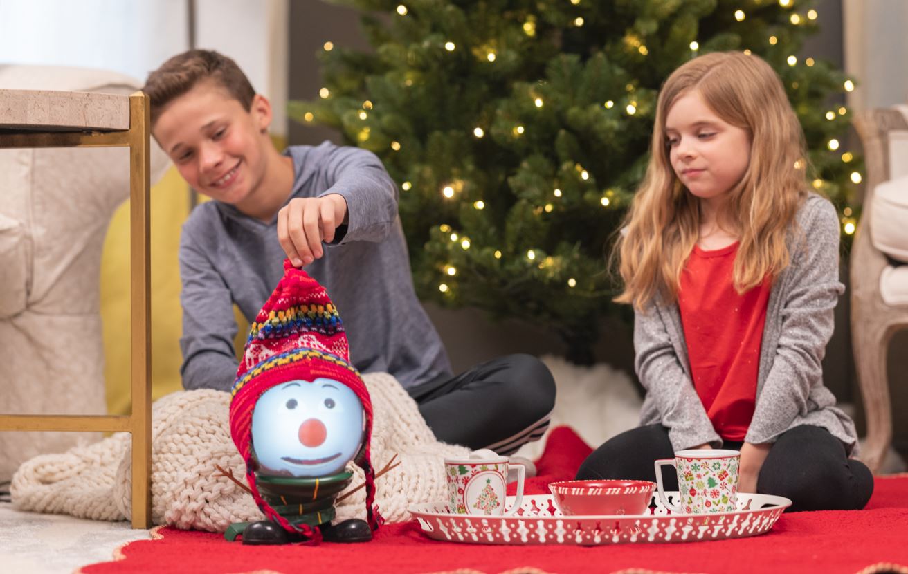 Mr. Chill Talking Animated Snowman with Built in Projector & Speaker Plug'n Play