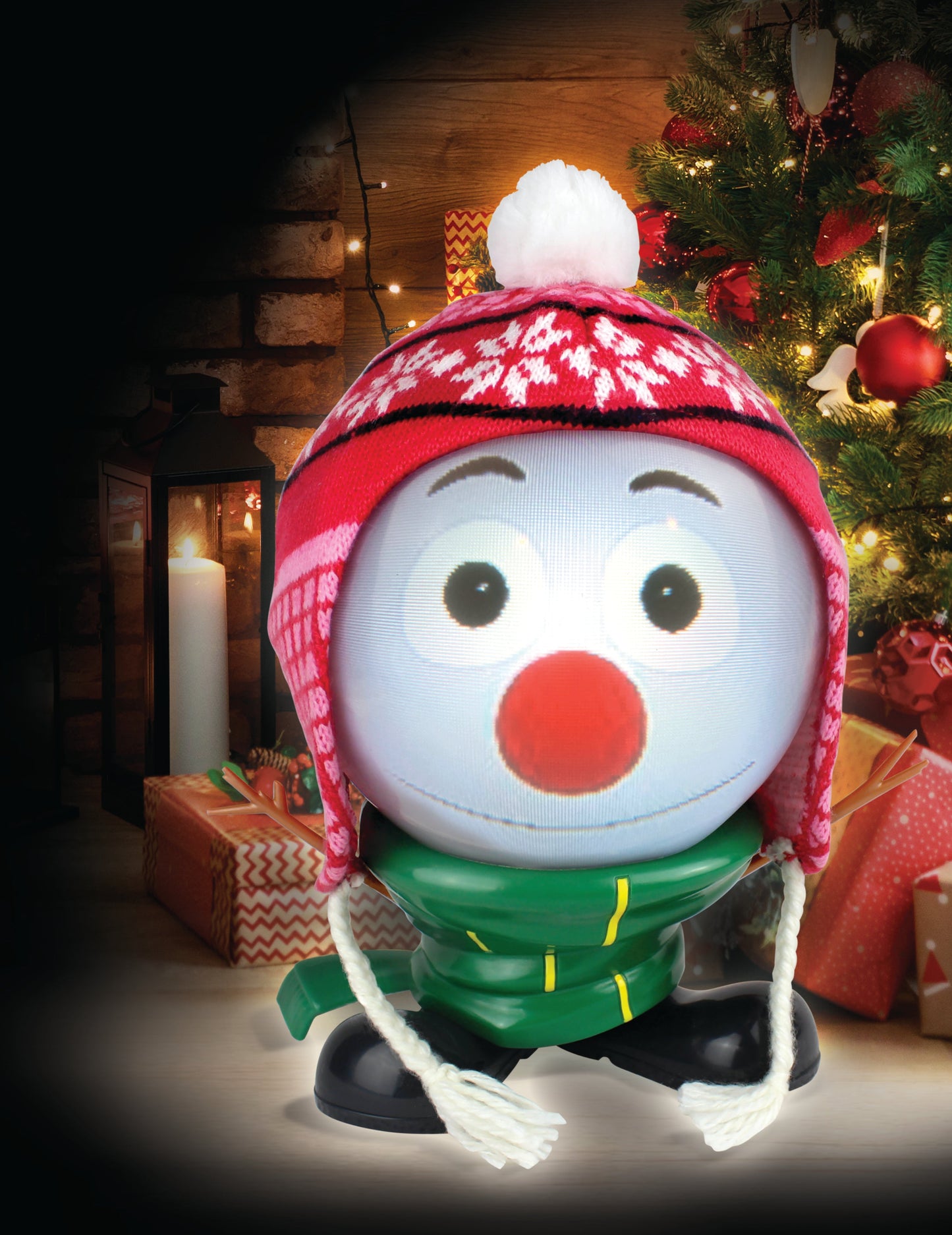 Mr. Chill Talking Animated Snowman with Built in Projector & Speaker Plug'n Play