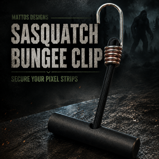 🔧Sasquatch™ Bungee Clip - Secure Your MegaTree Pixel Strips with Ease