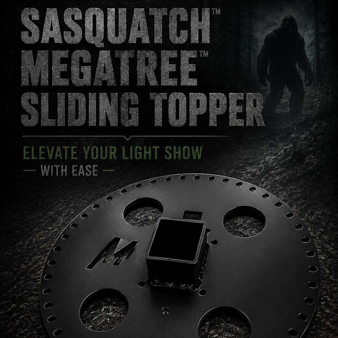 🌟 Sasquatch™ MegaTree™ Sliding Topper - Elevate Your Light Show with Ease