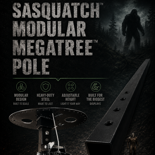 🌲 Sasquatch™ Modular MegaTree™ Pole - The Giant of Holiday Light Shows