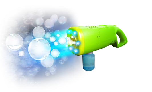 GlowFX Foggy Bubble Blaster with LED Lights and Bubble Jets That Blast FOG FILLED Bubbles