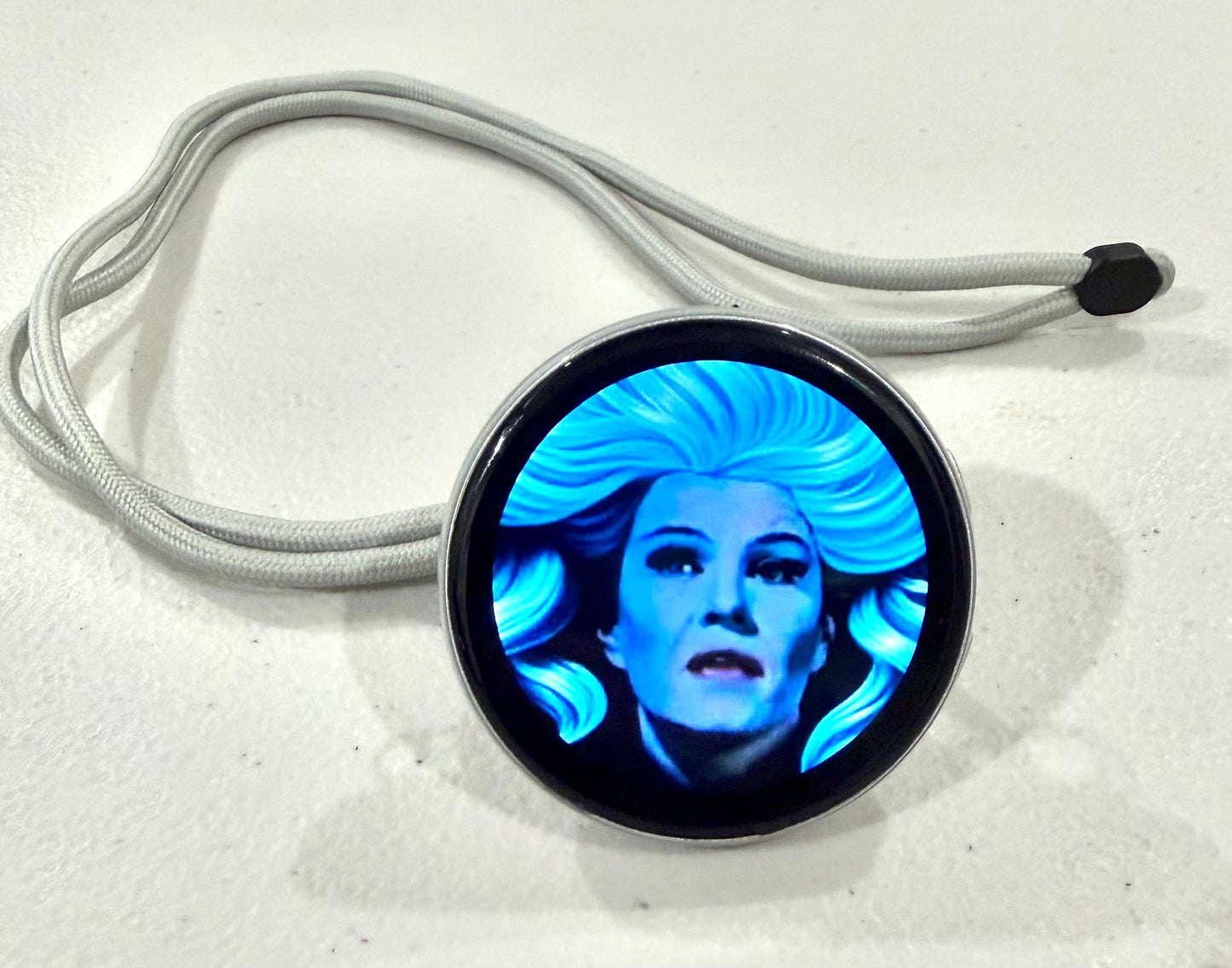 Mystical Spirit-Orb Digital Display Badge (Wearable & Stand Mount)