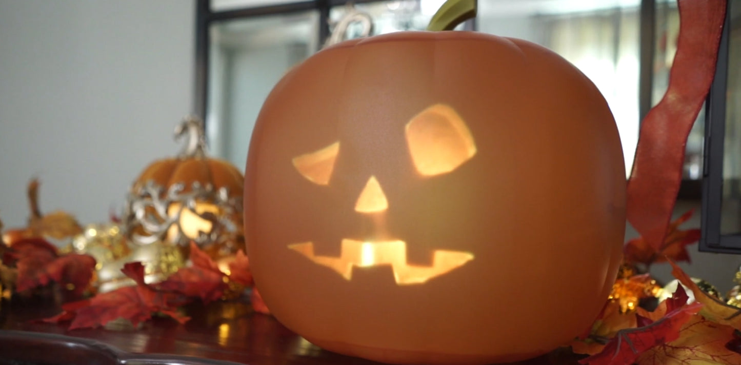 ANIMAT3D Jabberin' Jack XL The Talking Animated Pumpkin with Built-In Projector & Speaker